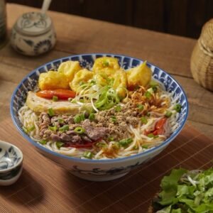 Bún riêu bò giò