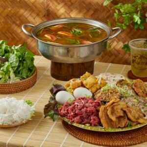 Lẩu riêu tóp mỡ